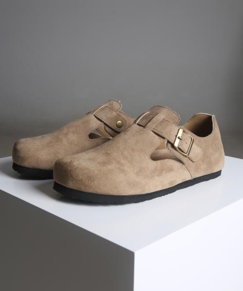 신세틱 스웨이드 버클 슬립온 HPCV4FA402