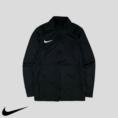 나이키 블랙 드라이핏 스우시 트레이닝 기능성 트랙탑 집업 져지  SIZE M