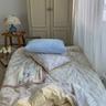 butter stripe rose bedding