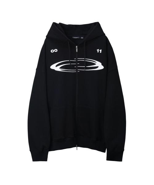 오프닝프로젝트(OPENING PROJECT)  Symbol Logo Zip Hoodie - Black - 사이즈 & 후기 | 무신사