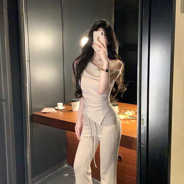 멜로우 슬림 부츠컷 셋업 (2colors) *개별구매*