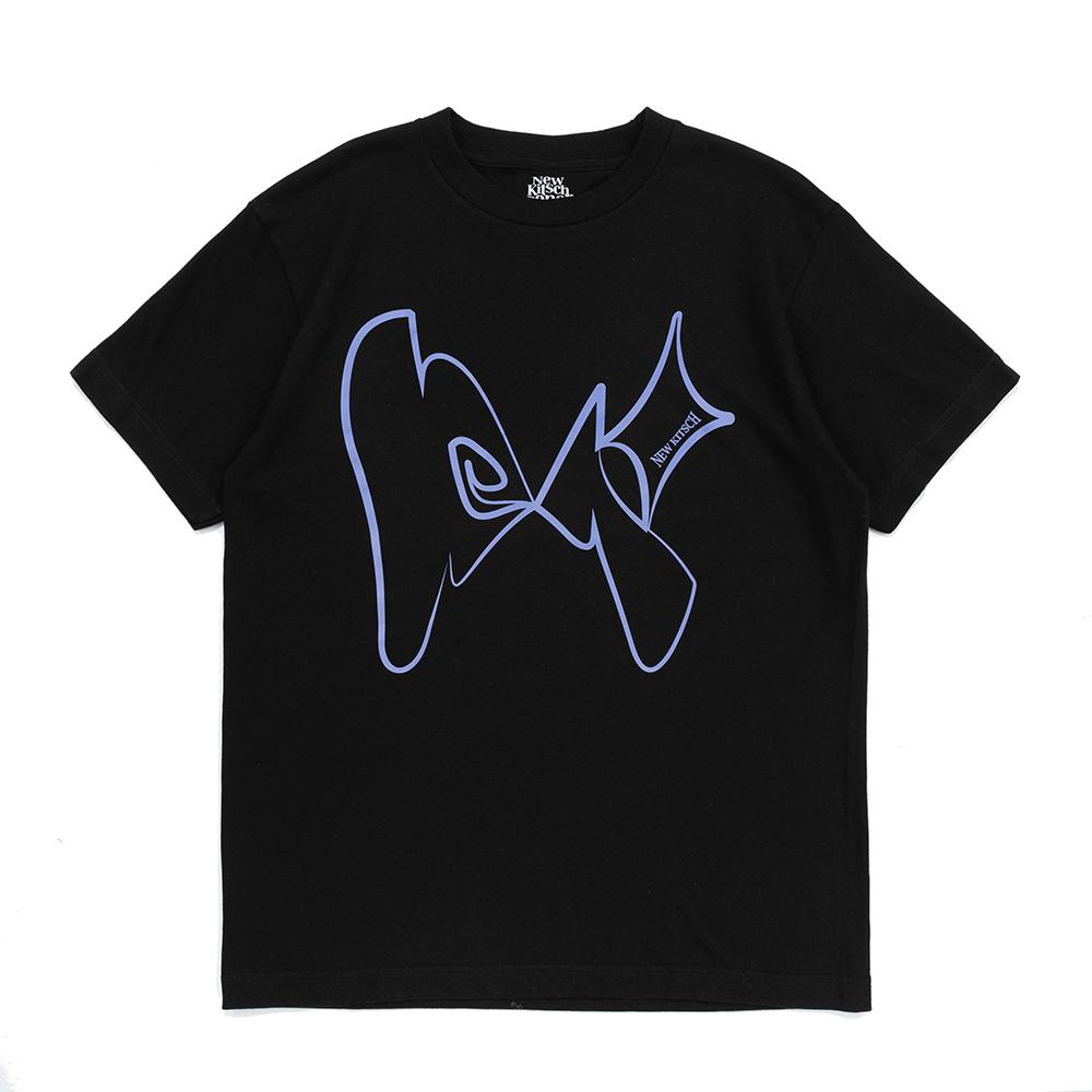 MIGNON LOGO HOLE GRAPHIC SHORT SLEEVE (BLACK)