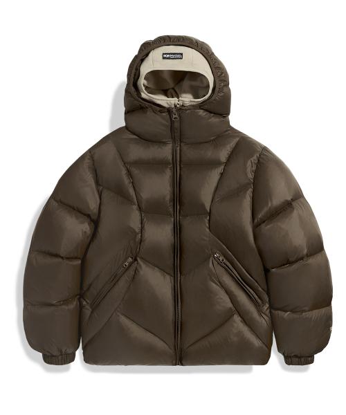 테나야 레이크 바라클라바 다운 자켓 브라운 FPJ219