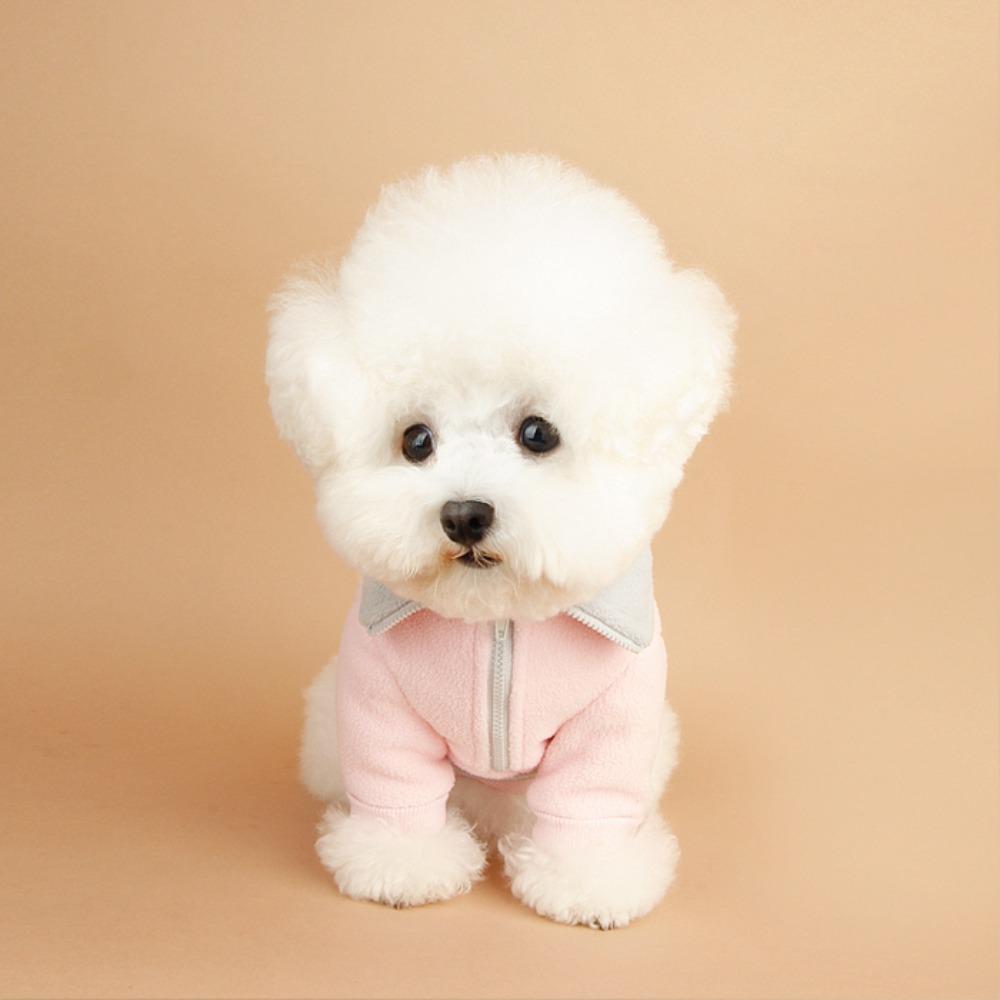 City Half Zipup 씨티 하프 집업_ Milk Pink