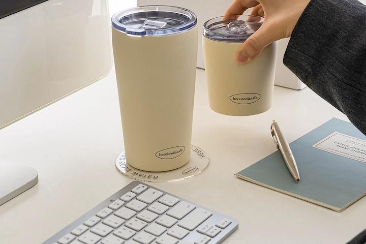 (16oz 그란데사이즈) 사무실 직장인 감성 버터 스텐 머그 물컵 스몰