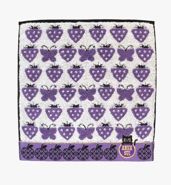 안나수이 2025SS 캣 후르츠 타월 손수건