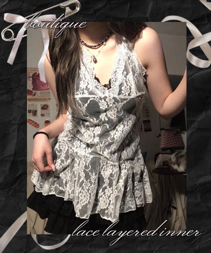 부티크 레이스 레이어드 이너