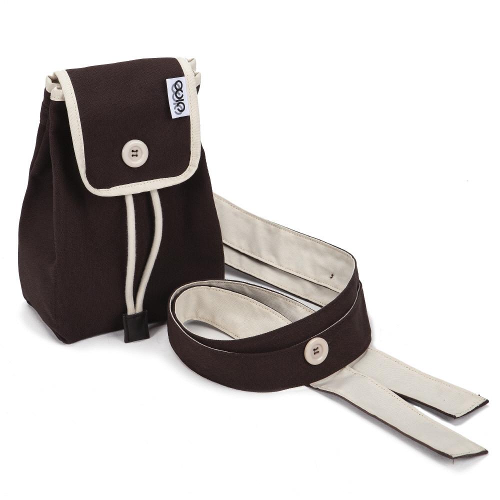 우잉우잉 타이백 OUINOUIN TIE BAG [DARK BROWN]
