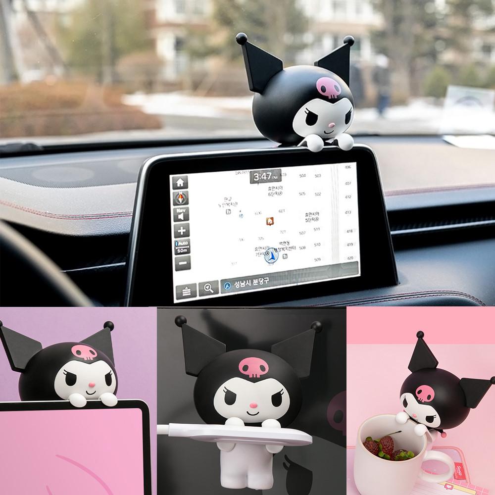 산리오 모니터 방향제 모니터걸이 쿠로미 캐릭터 차량용 차량 귀여운 굿즈