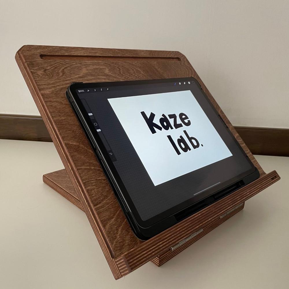 테이블 휴대기기 거치대/작업대 (태블릿/아이패드 거치대)_ 카제랩(Kaze labs)
