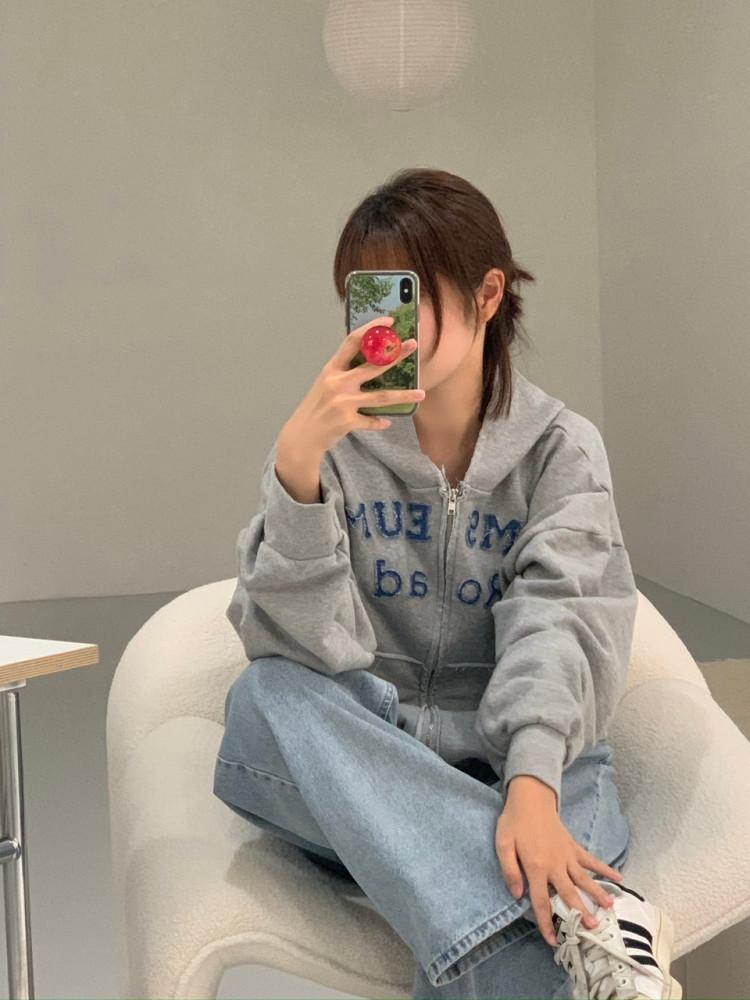 vintage day hood zip-up