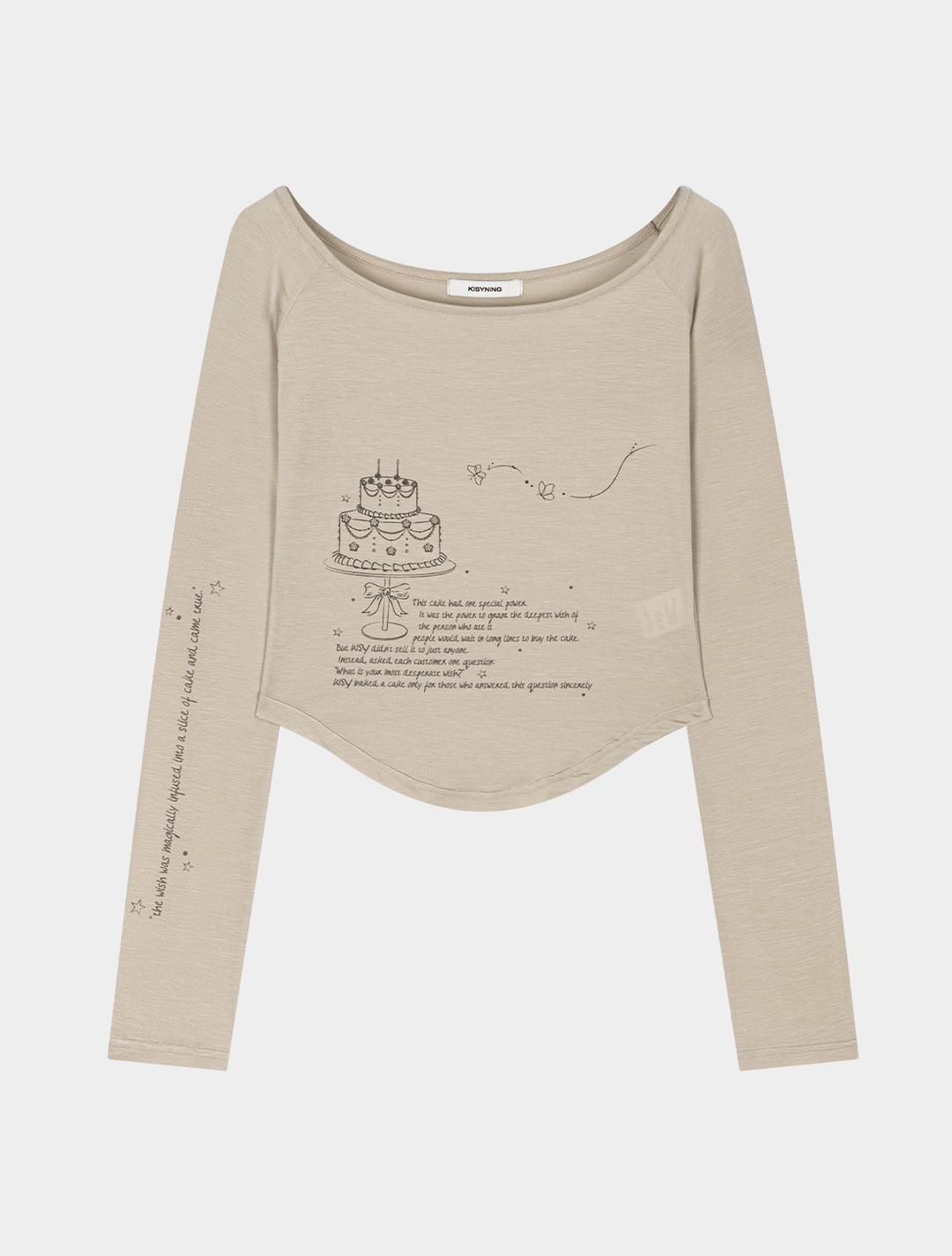 Muse Tencel Sheer Off-Shoulder Top (Greige)