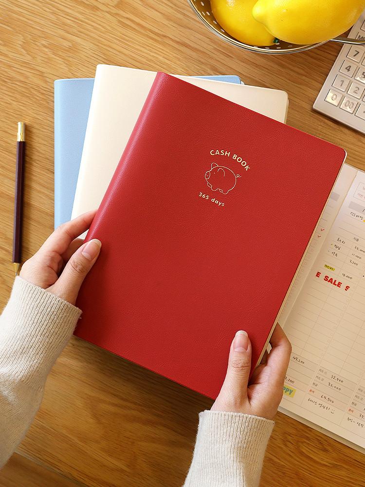 생활의 온도 가계부 ver.4 (1년용, 만년형, 커버형) 편한가계부 소비일기 수기가계부