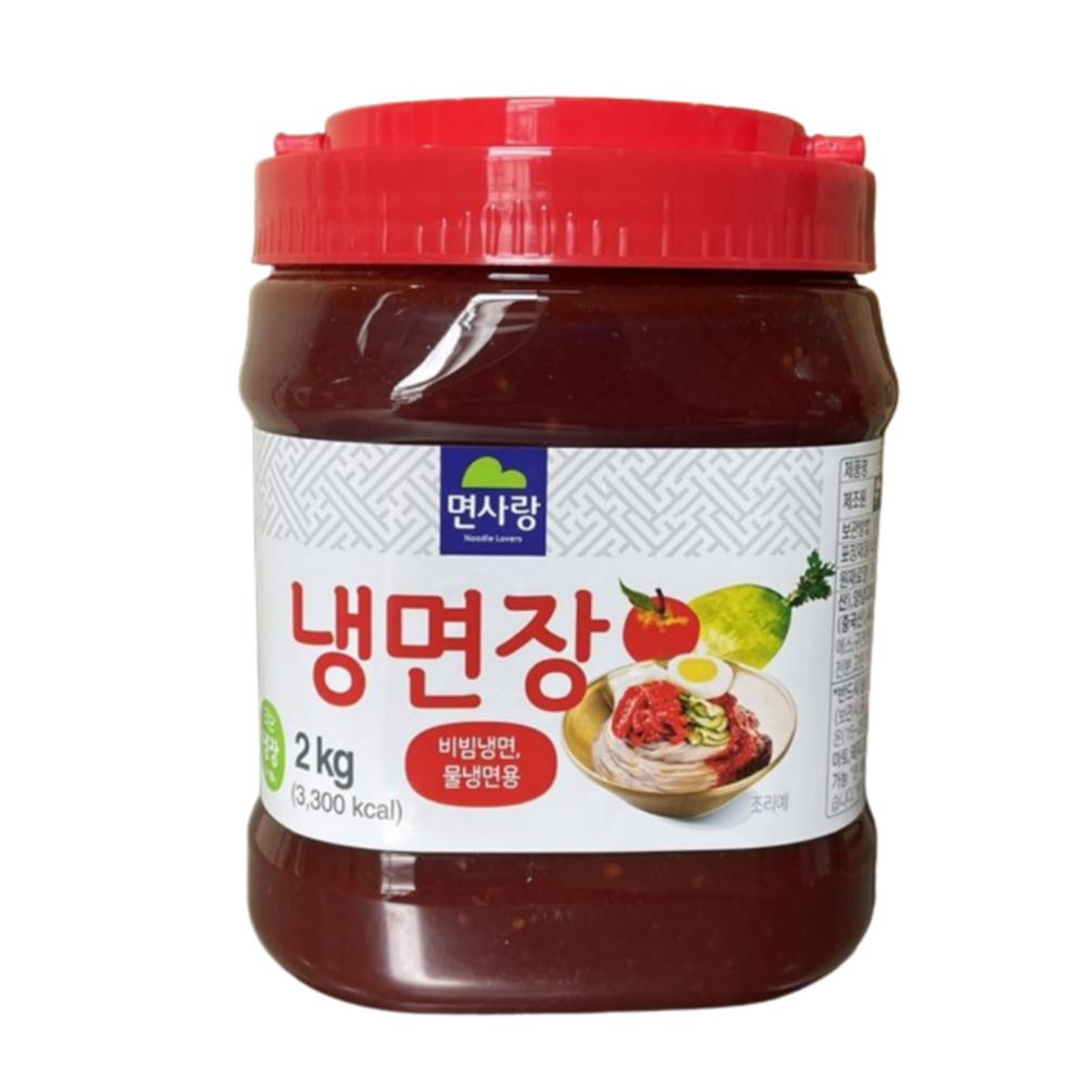 면사랑 냉면장 2kg 쫄면장 양념장 다용도 비빔장 다데기 다대기 소스