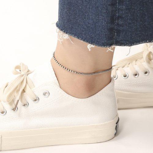 [플레인실버] 스터링실버 925 빈티지 믹스 체인발찌 OTA121506NXX