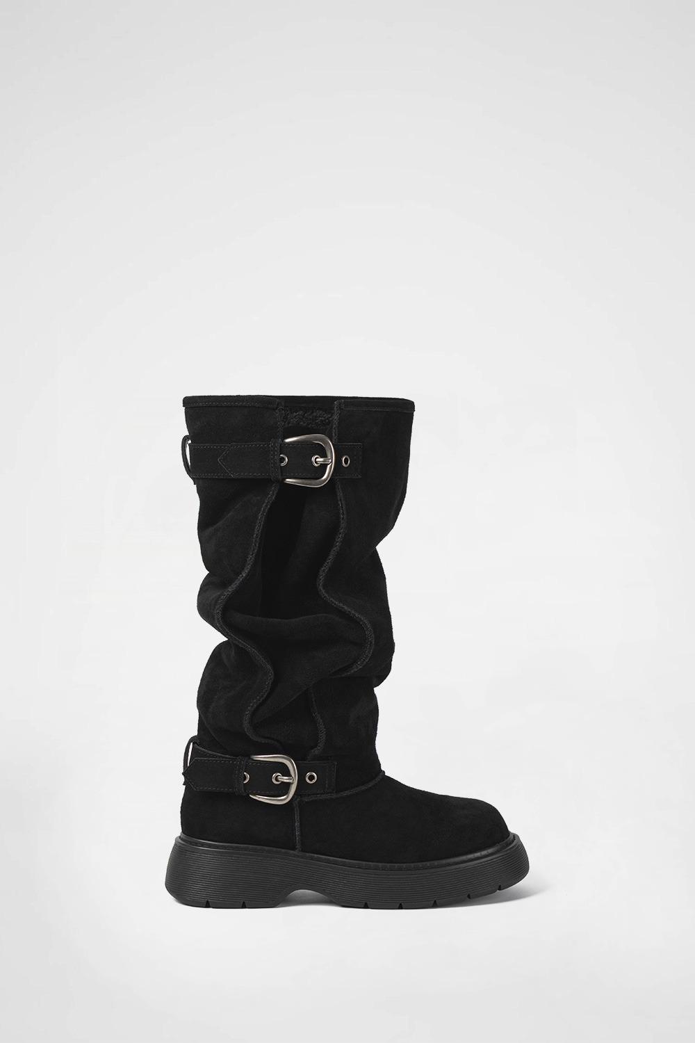 FURVEN LONG BOOTS BLACK