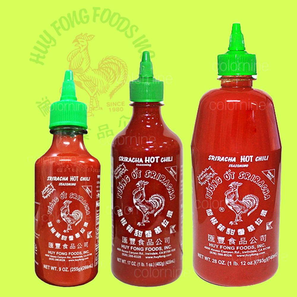 후이펑 스리라차 소스 제로칼로리 핫칠리소스 후이퐁 쓰리라차 255g 0 Kcal