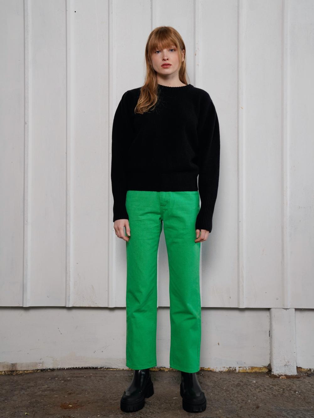 Soft Tapered Pants, green