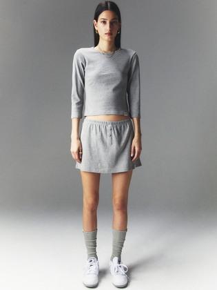 글로니 RODEO MICRO MINI SKIRT(WHITE) - 위시버킷