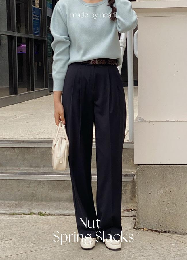 [MADE] Nut 탄탄핏 스프링 슬랙스