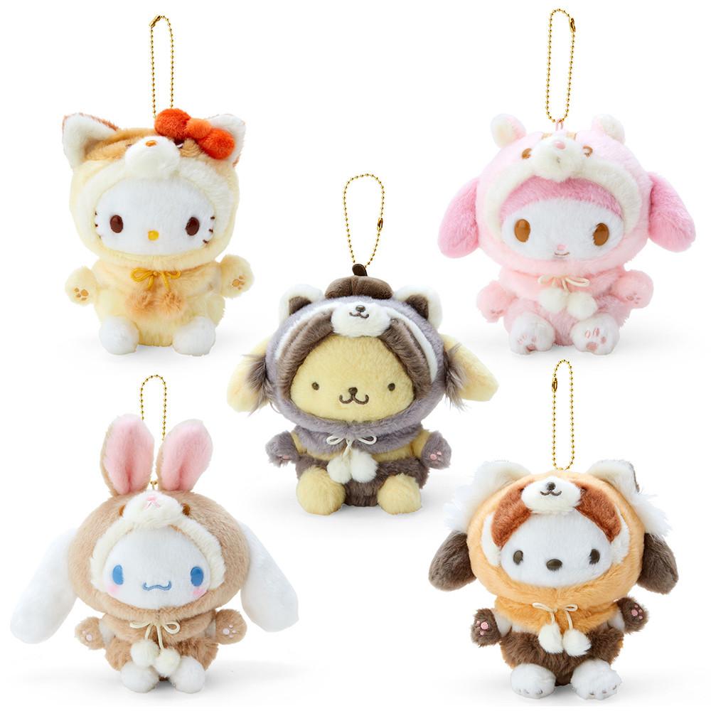 산리오 포레스트 동물 시리즈 마스코트 홀더 / 키티 마이멜로디 폼폼푸린 시나모롤 포챠코
