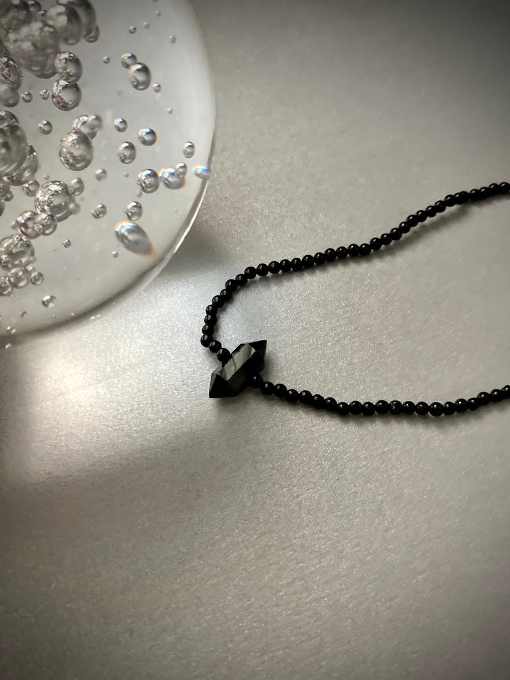 cavier onyx necklace