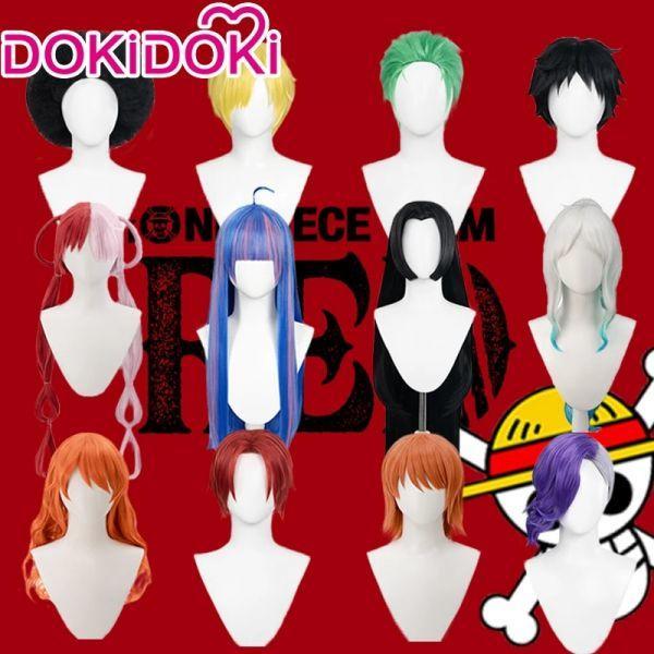 부루쿠/산지/조로/루피/우타/하이티/핸콕/야마토/나미/생크 가발 애니메이션 코스프레 도키도키 고온 내열