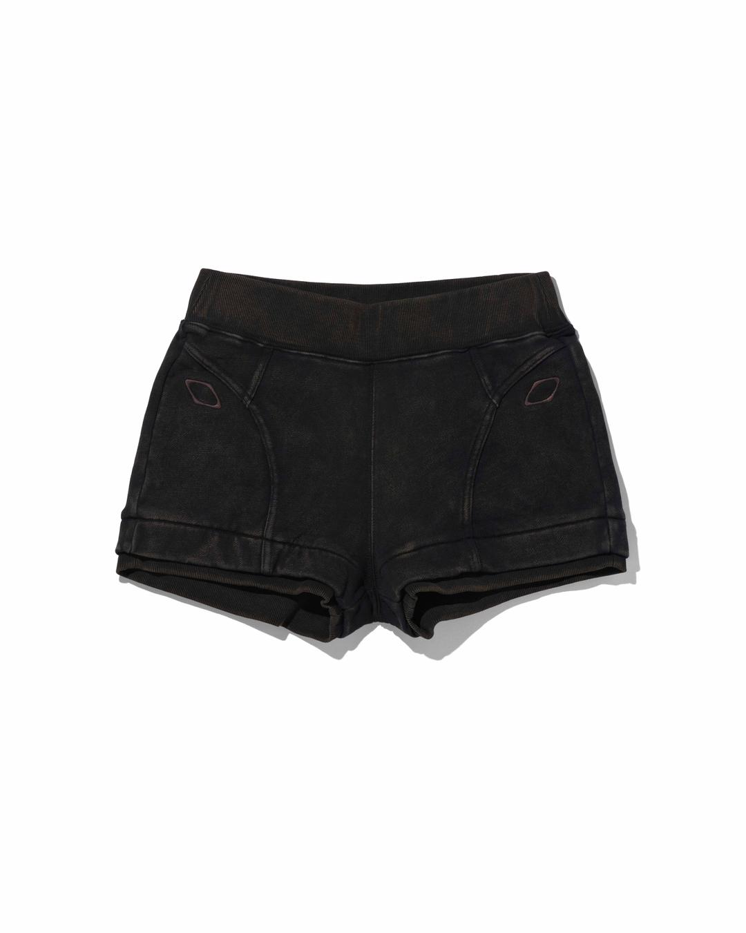 MICRO WASHED SHORT_WASHED BLACK
