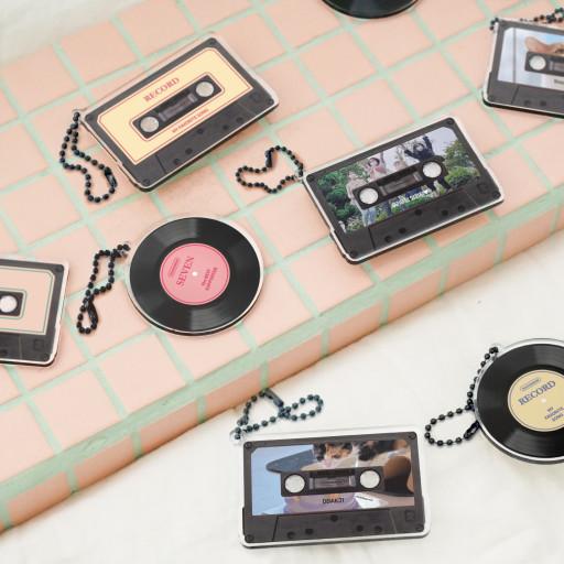 [7월할인❤] 빈티지🎶 커스텀 LP / 카세트 키링