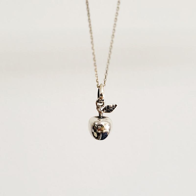 사과 통통 팬던트 목걸이 APPLE