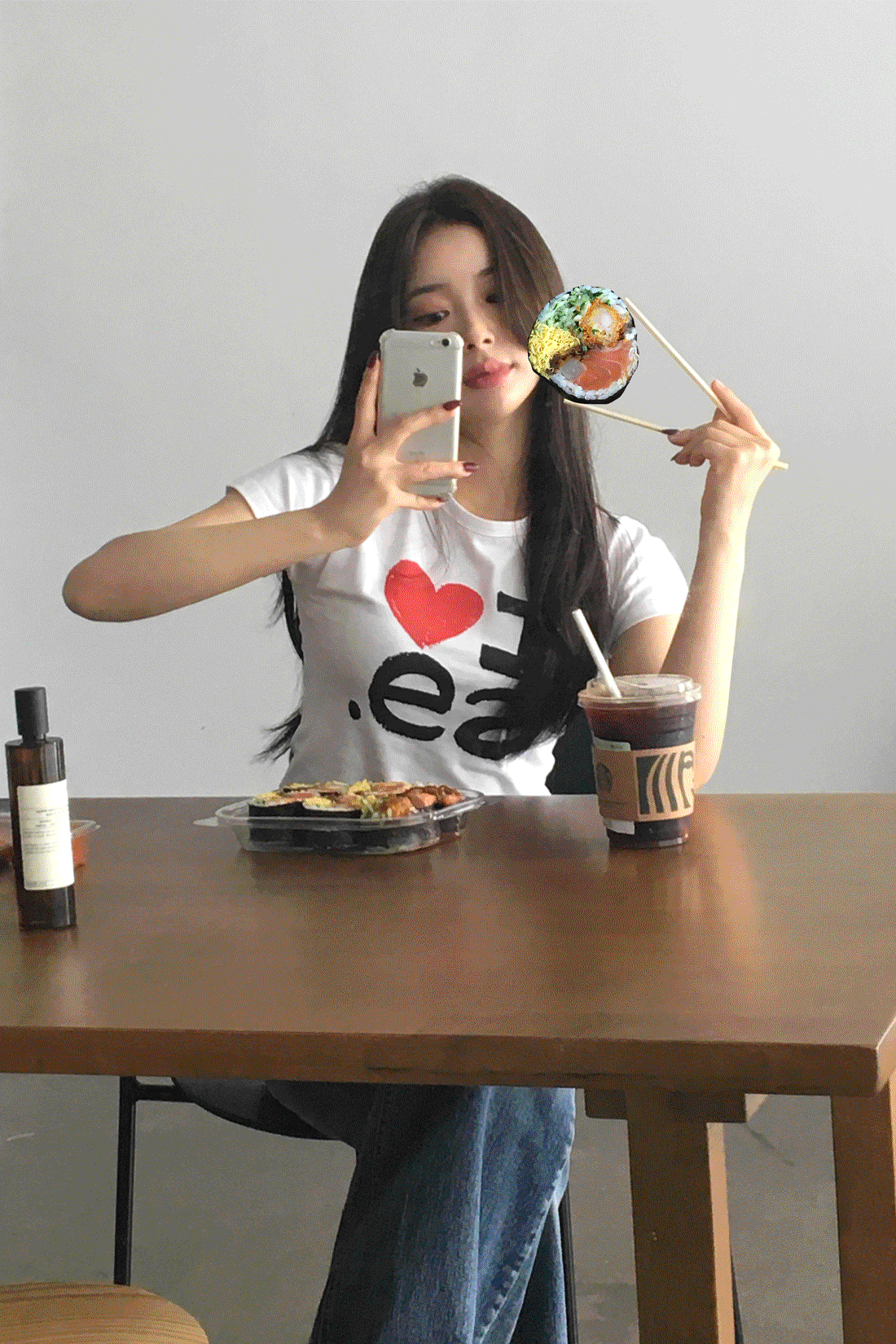 [SWEVENJ PICK*] 🍑 유어 하트 크롭 반팔티 - 3color