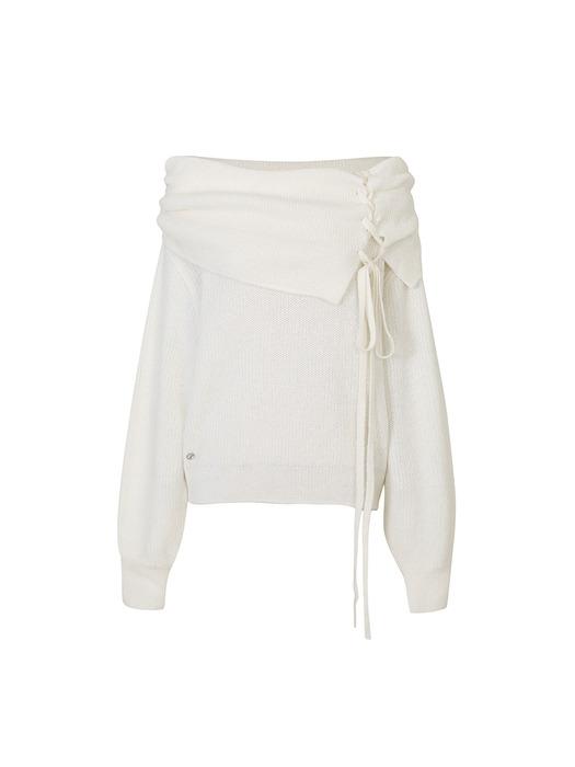 KAREN CORSET KNIT white
