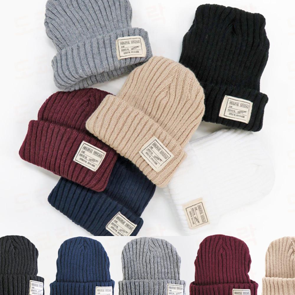 Y&M 비니 니트모자 데일리 캐주얼 스타일 손민수템