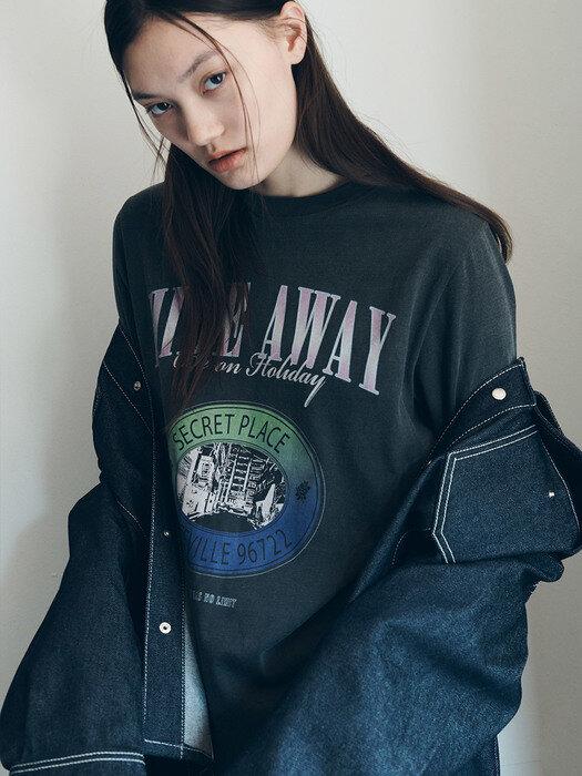 HIDE AWAY T-SHIRT in D/Grey VW2ME124-13