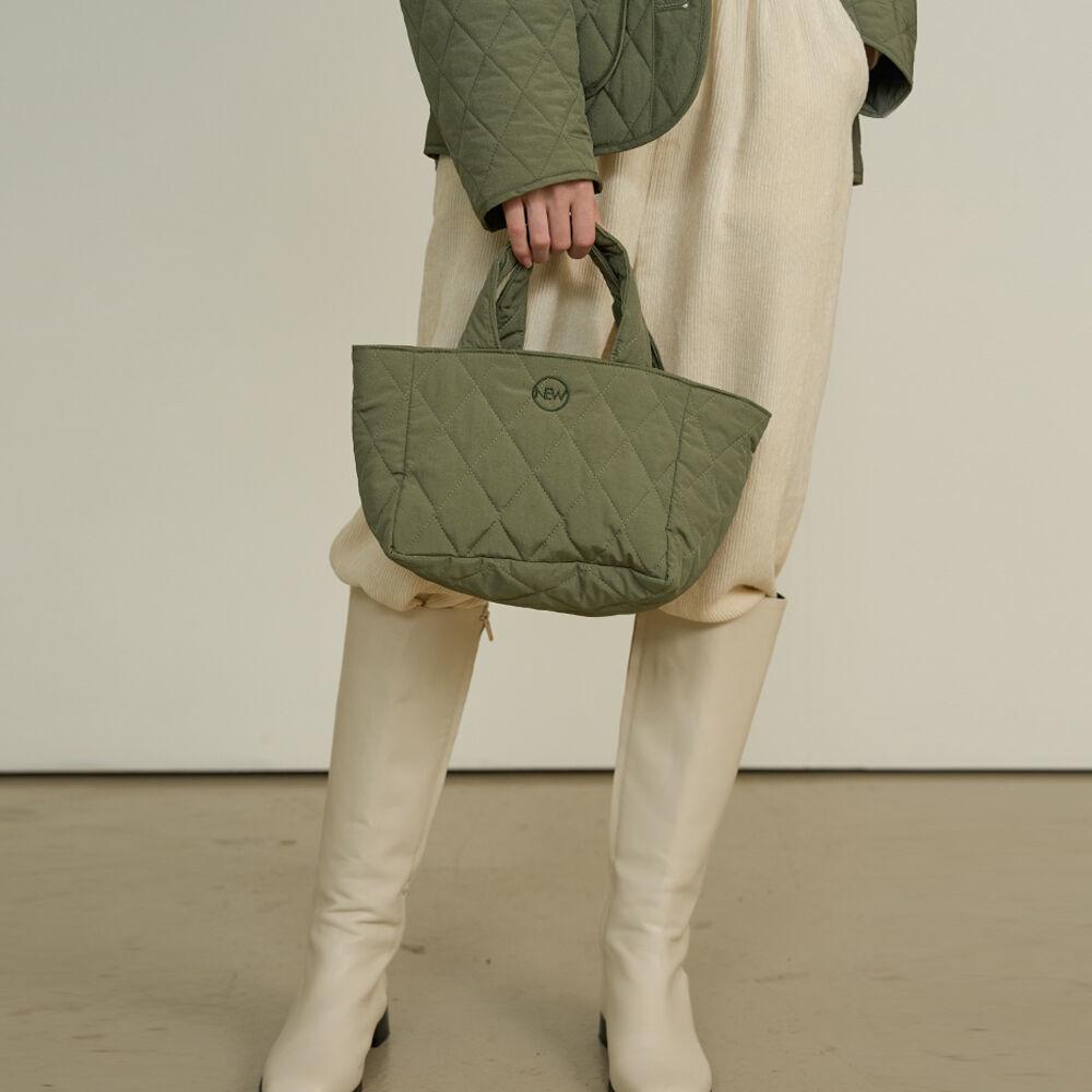 PADDING TOTE BAG_KHAKI