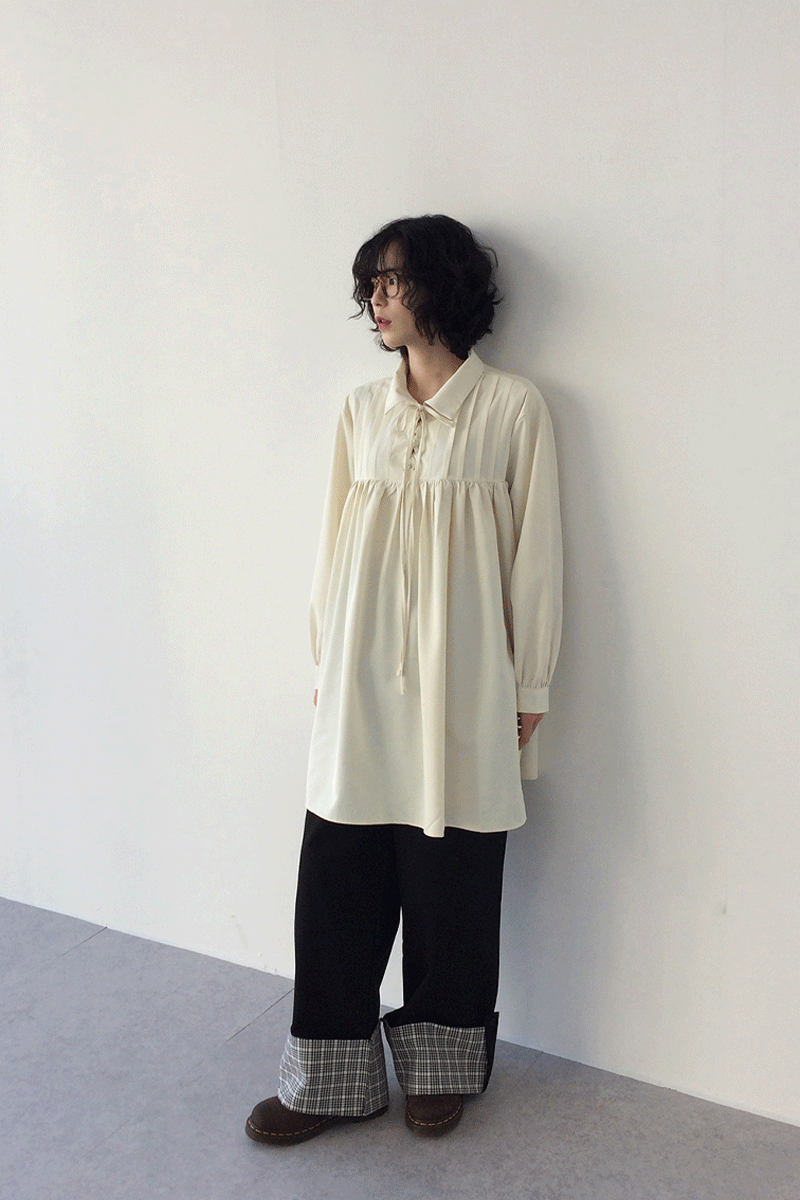 (봄신상)엘레나 셔링 원피스