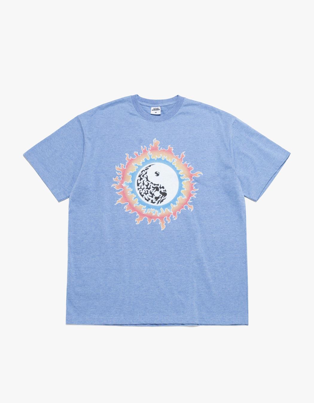 Sparkle Yin Yang Tee - Blue