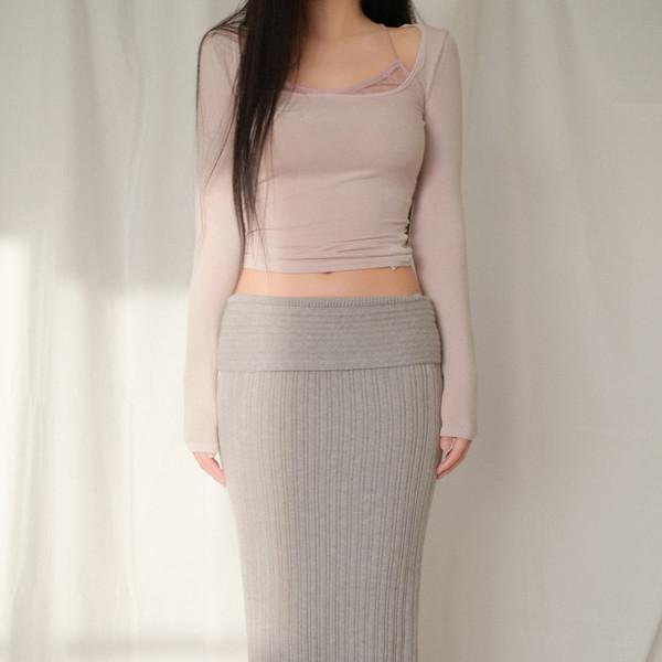 Rabia knit skirt (gr)