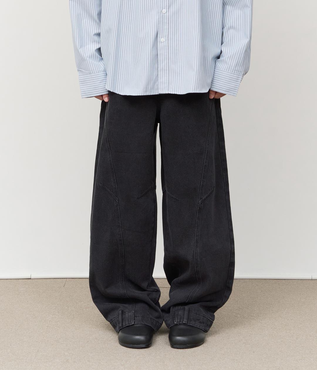 Fancy Reverse Wide Denim (2color)