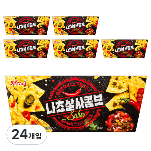 미찌푸드 나쵸살사콤보, 93g, 24개