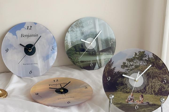 벤자민 모던 인테리어 무소음 탁상시계 벽걸이 거실 침실 벽시계 디자인 오브제 4types