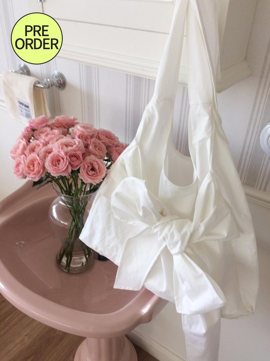 [프리오더 ~06.01] tie corss bag (WHITE)