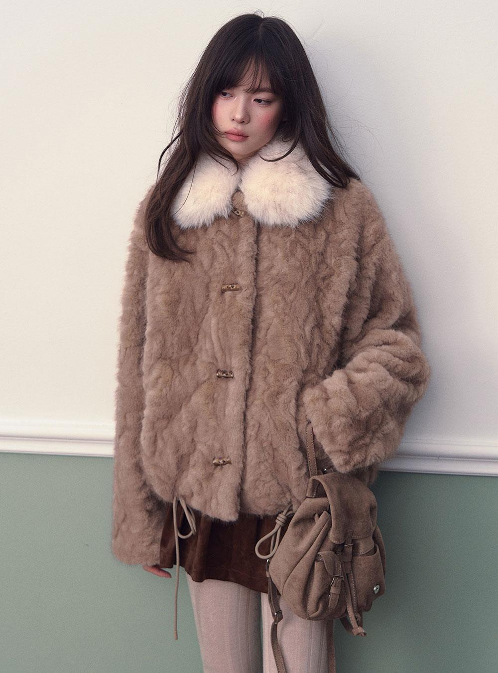 Soft Tone Color Lapel Coat (2color)