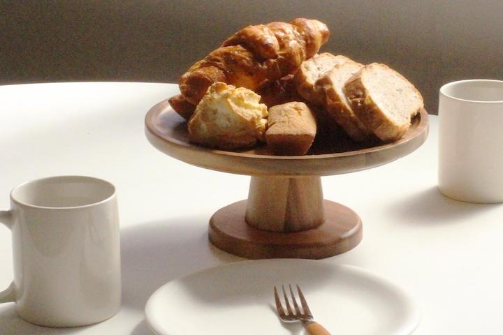 우드 케이크 스탠드 디저트 받침대 1단