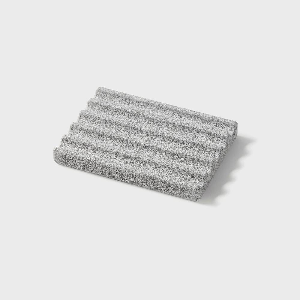 [JAJU/자주] 규조토 사각 비누받침_그레이