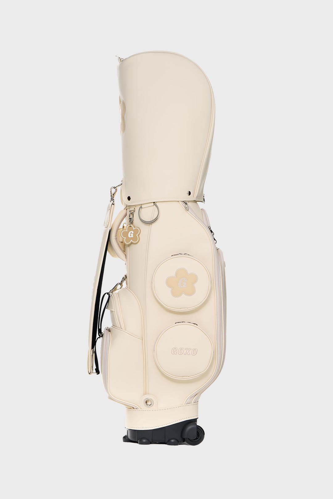 쥐플라워 휠백 베이지