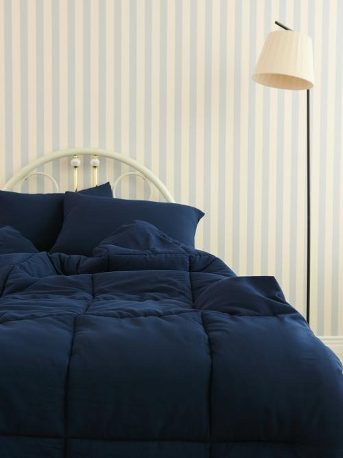 아토피협회 추천 먼지 없는 사계절 몽그리 차렵이불 SS 씨네이비