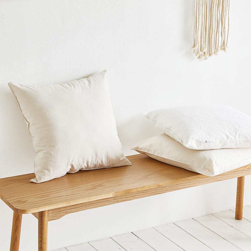 데이리브 사각방석 광목 커버 2color