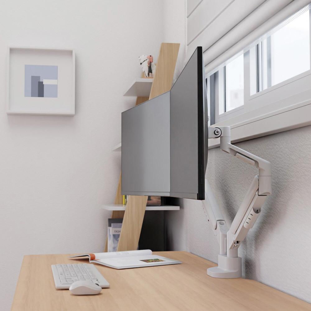 [유튜브특가] 카멜마운트 AMADS 일반형 듀얼 벽면 밀착형 모니터 거치대