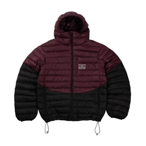 Two-tone Light Down Jacket Purple